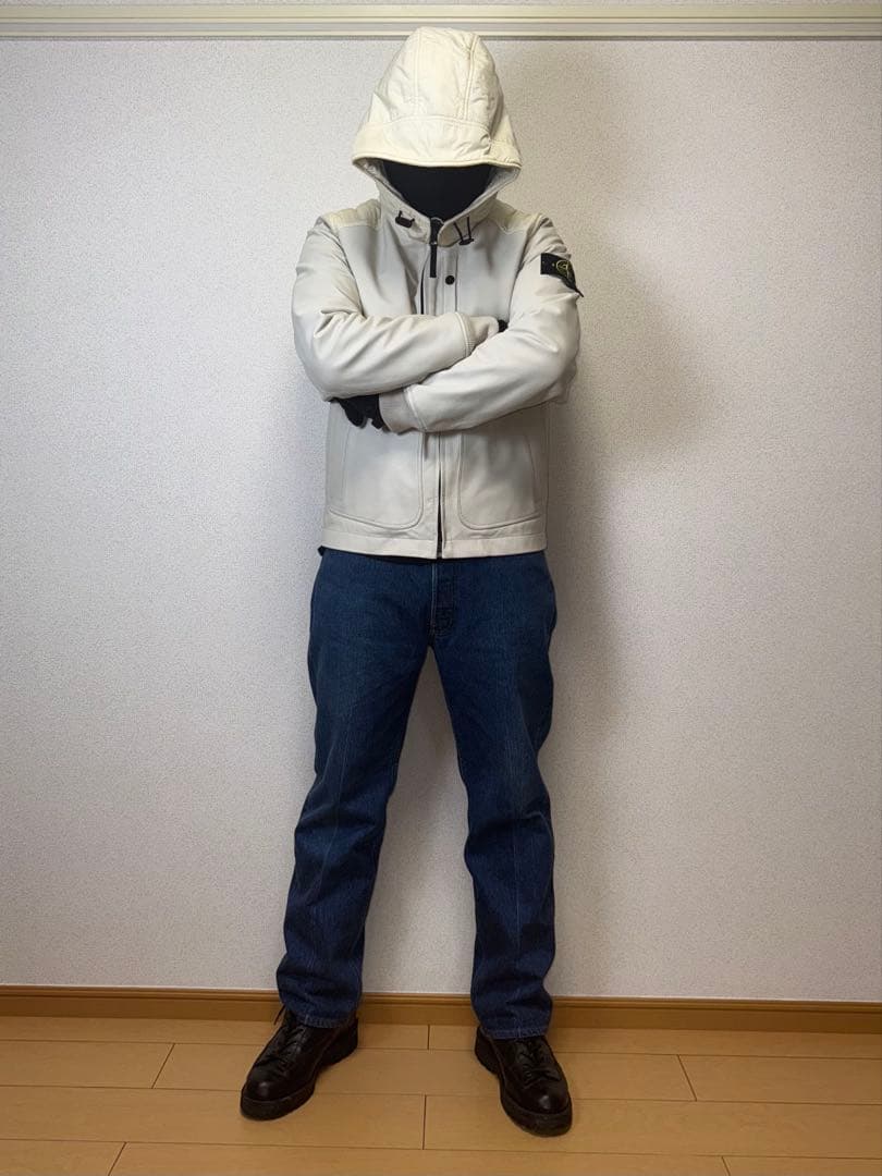 STONE ISLAND 2013AW WAXED SOFT LEATHER M ジャケット・アウター