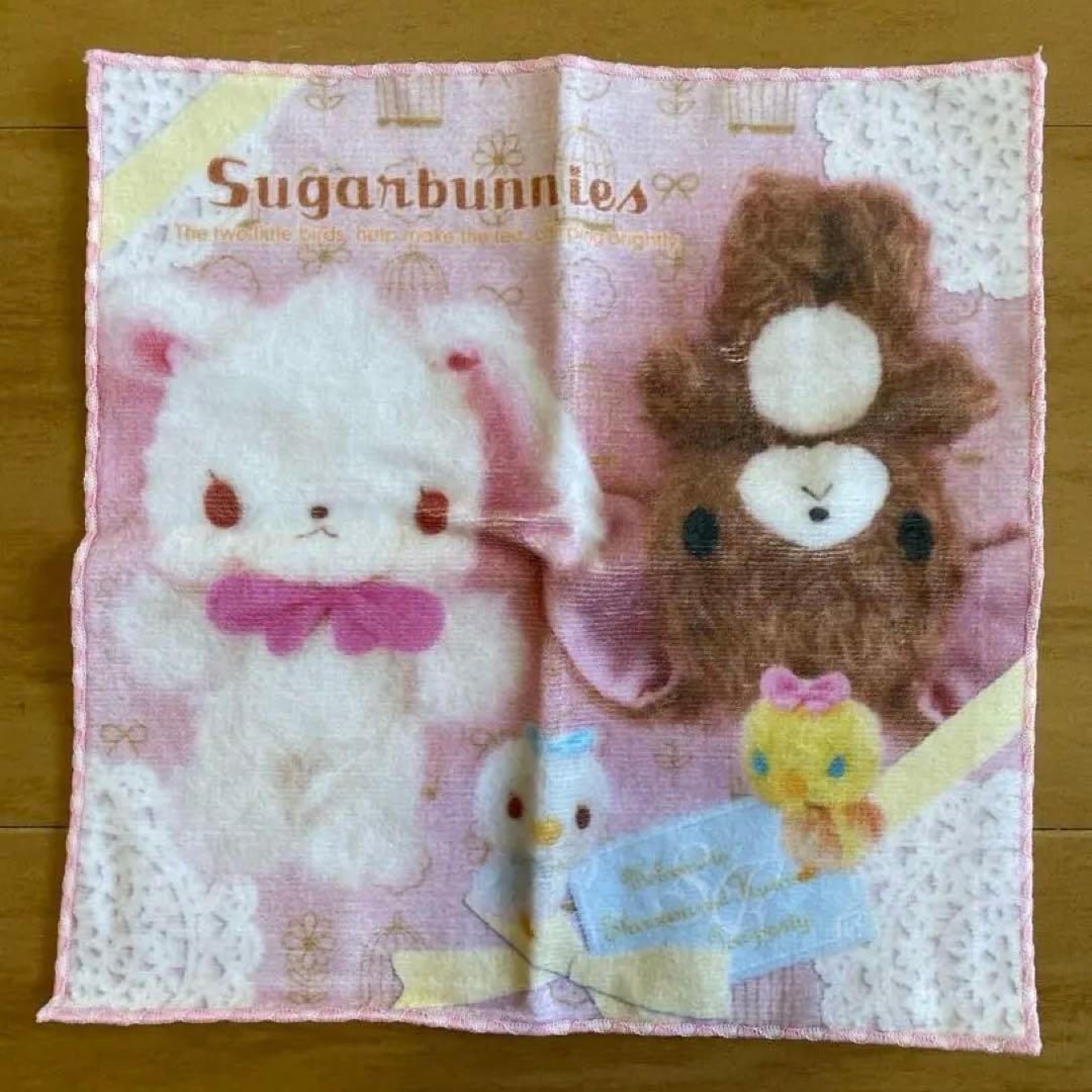 激レア♡シュガーバニーズ　タオルハンカチ　とり♡四葉　２種セット　☆未使用品☆