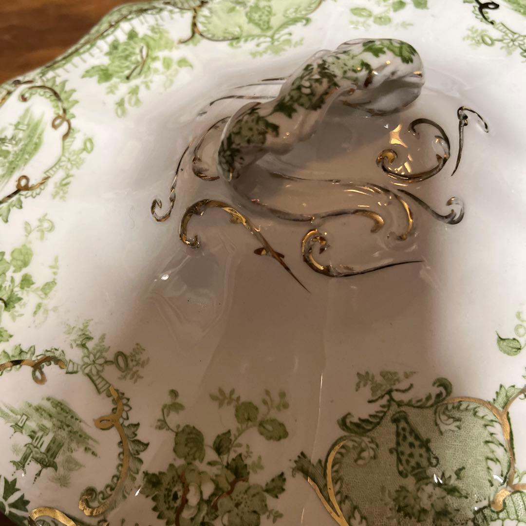 最終アンティークウェッジウッド高額キャセロール ヴィンテージ 形が