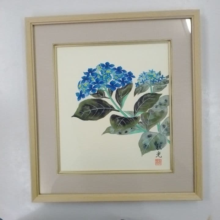 値引き中！十二ヶ月の風雅な手描き色紙　肉筆色紙季節の彩り二十四葉