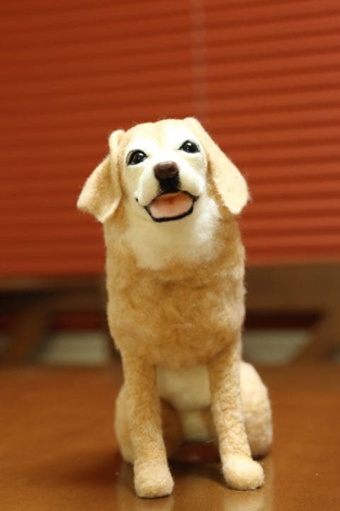 羊毛フェルト ラブラドールレトリバーさん 羊毛フェルト ラブラドール