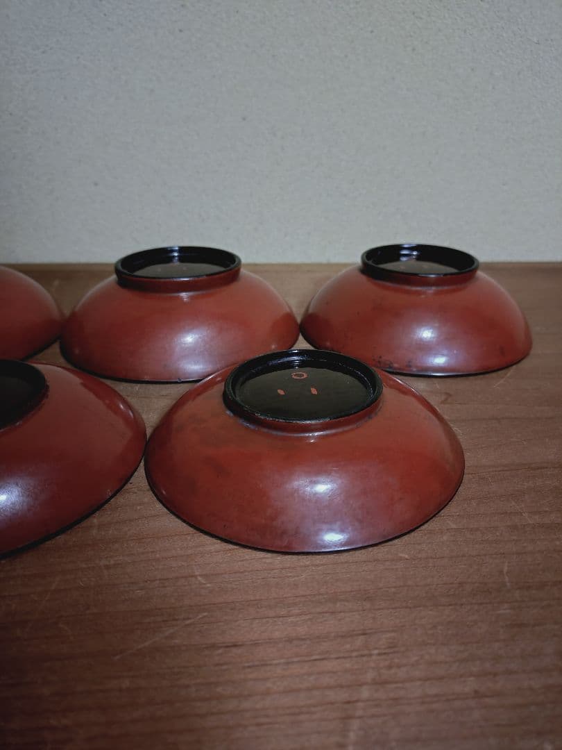 桃山〜江戸初期 根来椀 五客 合鹿椀 浄法寺 秀衡椀 漆器