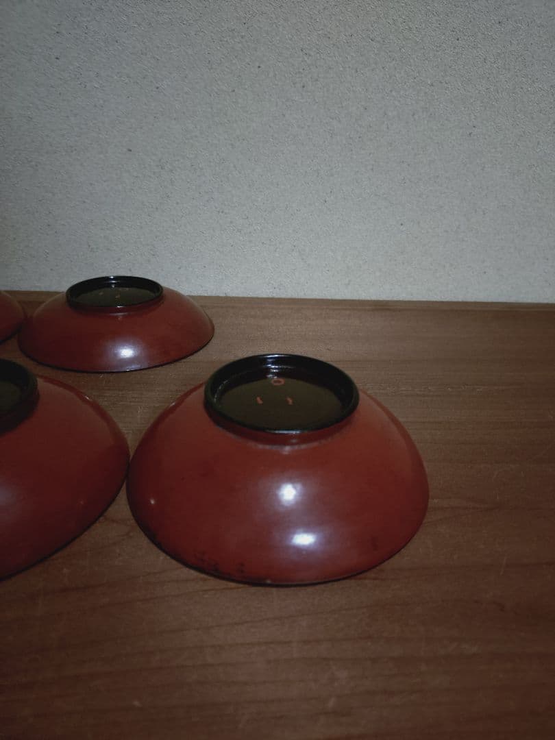 桃山〜江戸初期 根来椀 五客 合鹿椀 浄法寺 秀衡椀 漆器