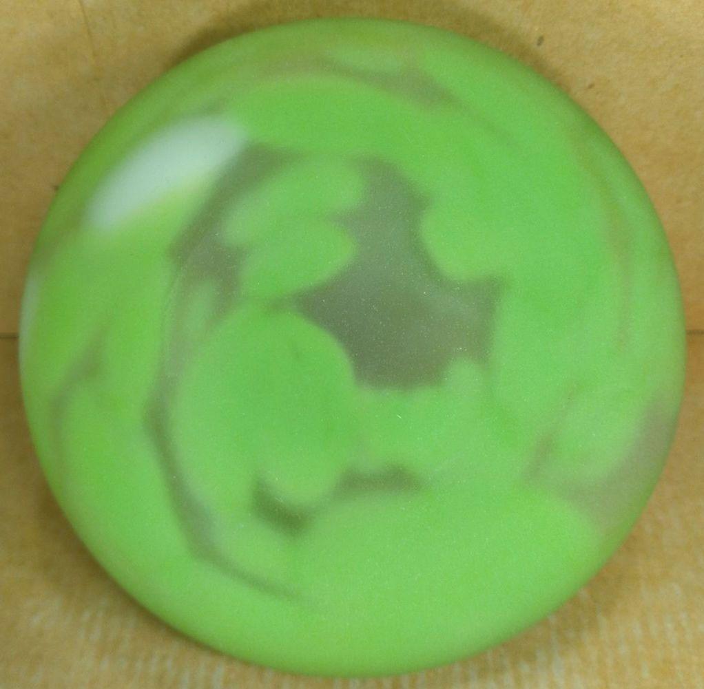 本物保証】藤田喬平 手吹 花瓶(白,緑系) 共箱 美品