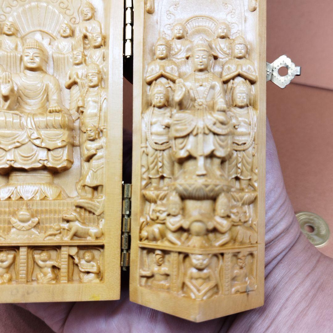 黄楊国宝緒尊仏籠精細縮尺復刻版《整理番号:BU004》