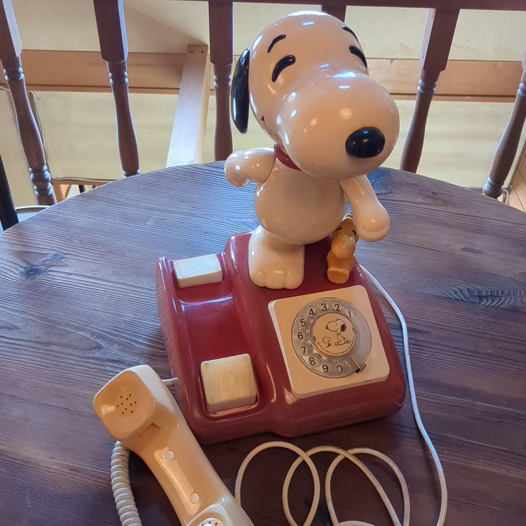 昭和レトロ☆スヌーピー電話機☆スヌーピー TOMY ビンテージ