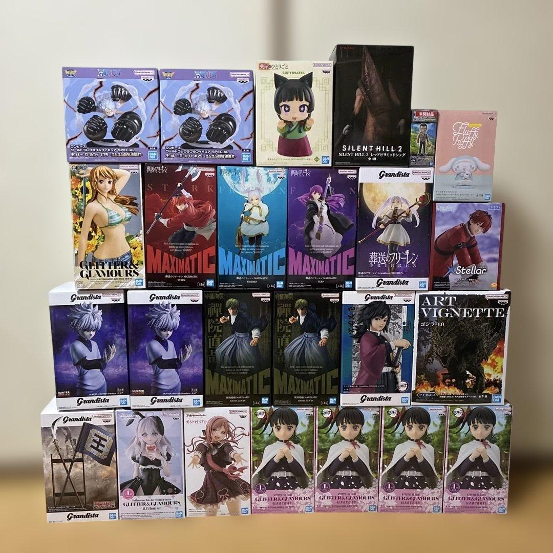 新品未開封】新作 プライズフィギュア まとめ売り 25体 - メルカリ