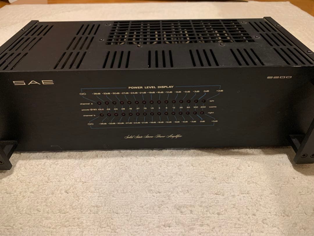 sae 2200 パワーアンプ ジャンク通電確認のみ jbl tannoy - メルカリ
