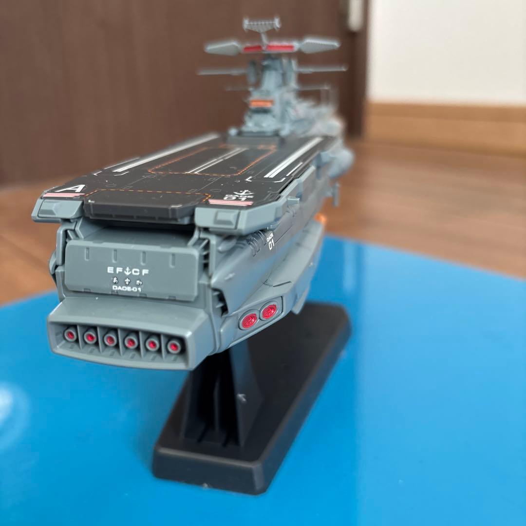 宇宙戦艦ヤマト1000分の1プラモデルアスカ級補給母艦完成品 - メルカリ