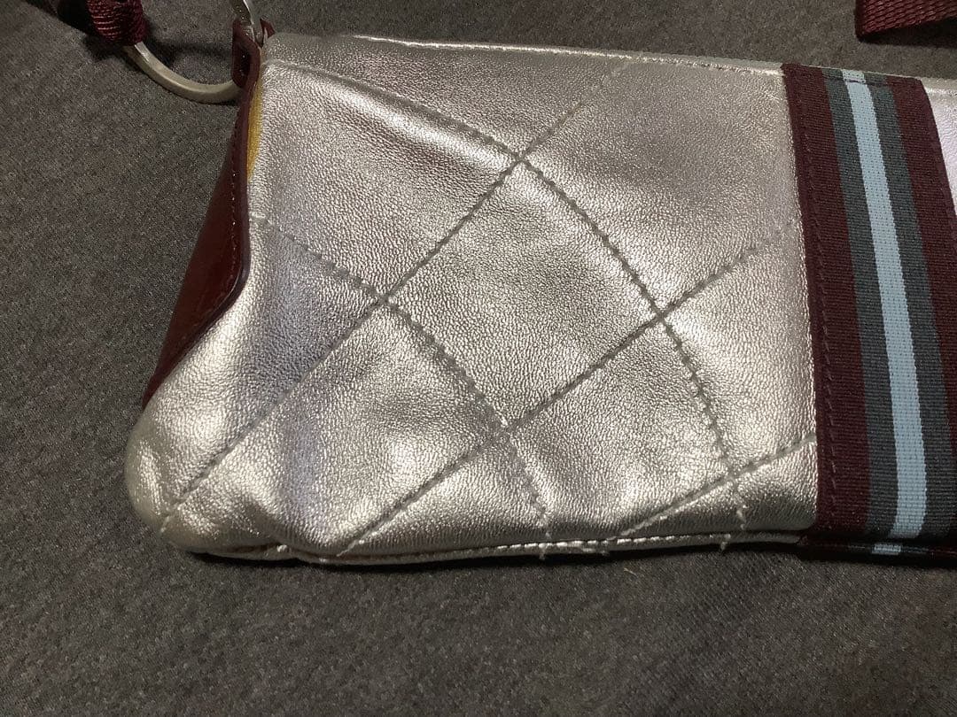 PRADA プラダ 希少 パーティバッグ ショルダー シルバー