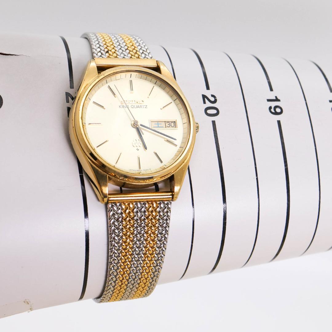 稼働 SEIKO KING QUARTZ 腕時計 デイデイト SGP 2087