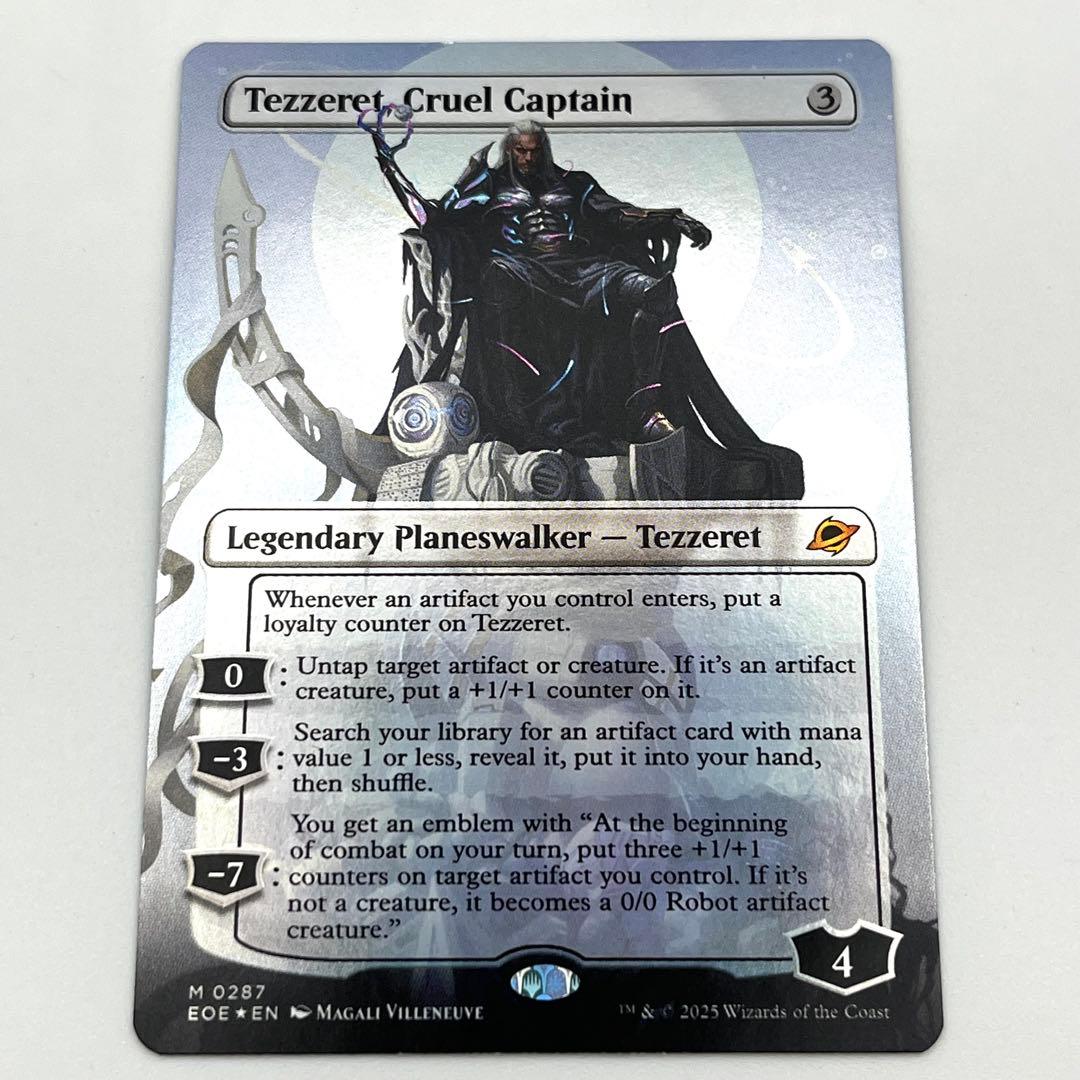 冷酷な船長、テゼレット FOIL 英語 ボーダーレス MTG - メルカリ