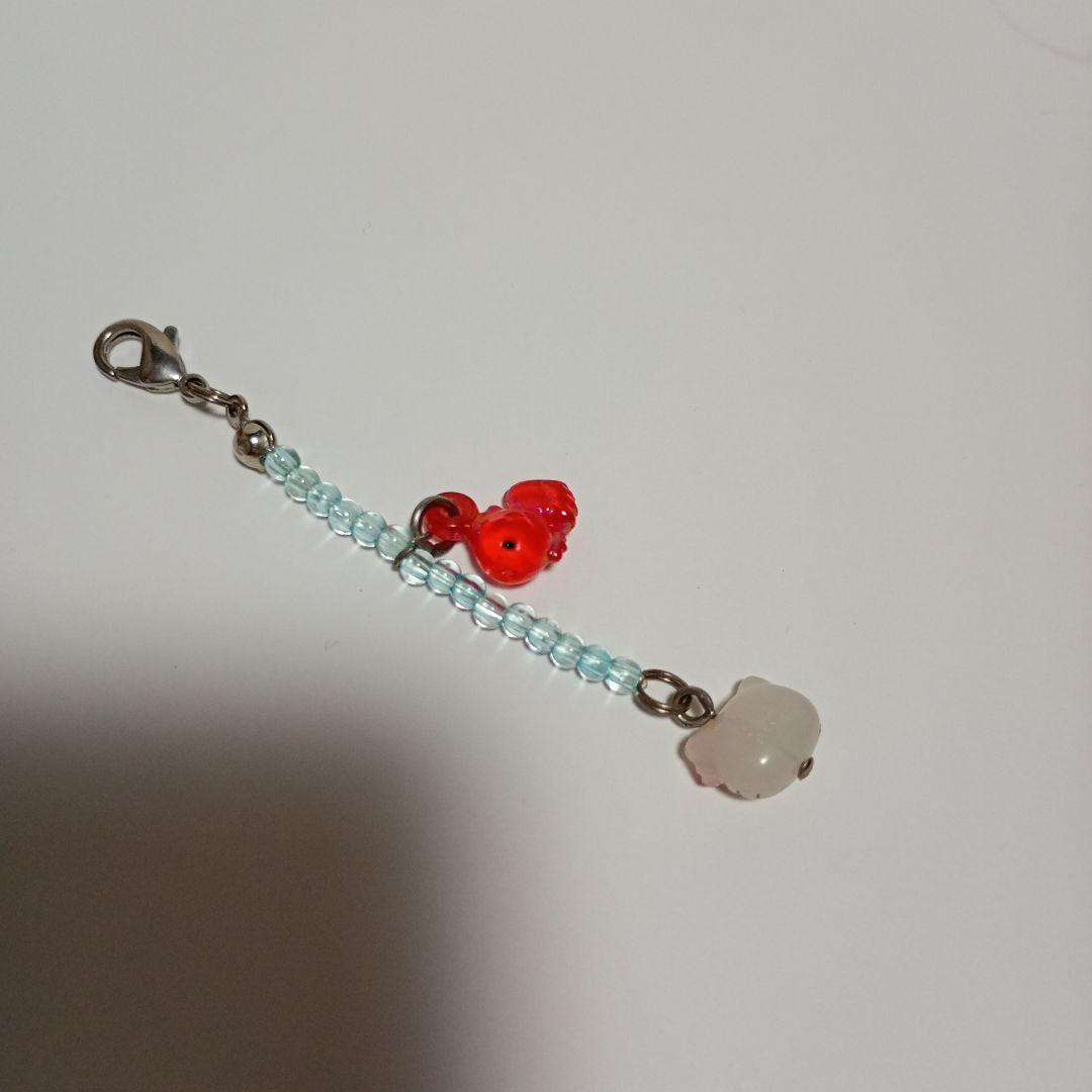 激レア 入手困難　ハローキティ ストラップ 　金魚　90年代