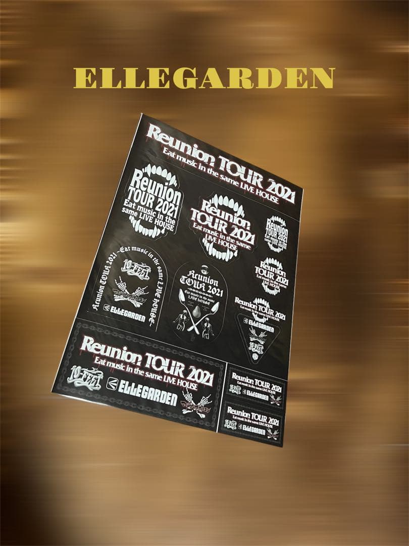 ELLEGARDEN Reunion TOUR 2021 Tシャツタオルセット