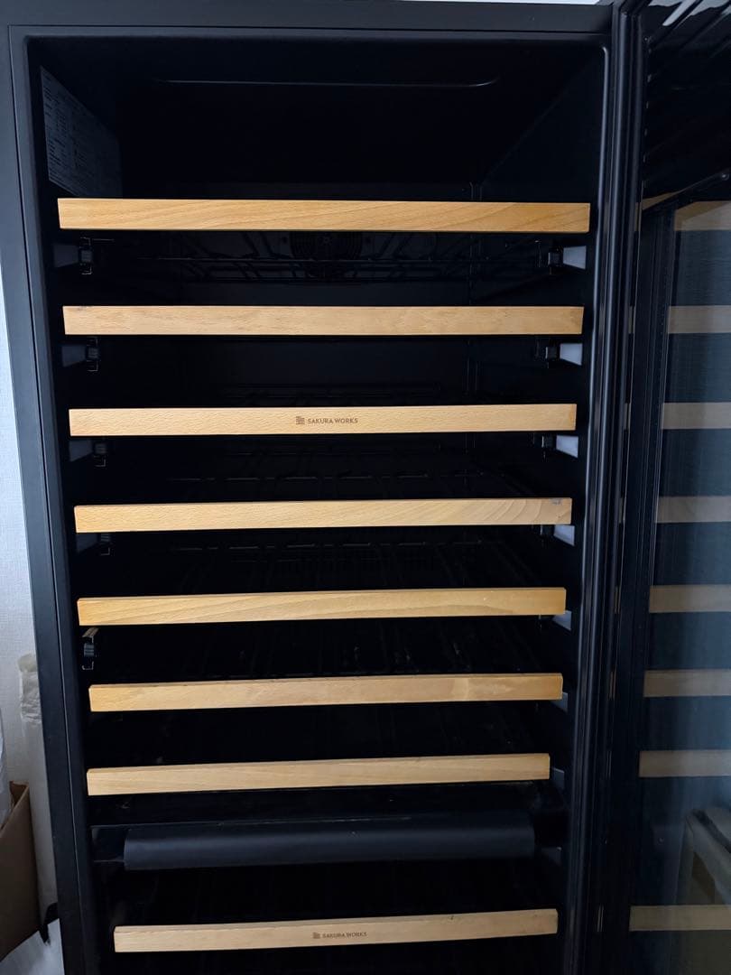 さくら製作所　 SAKURA WORKS SV155　ワインセラー 155本収納