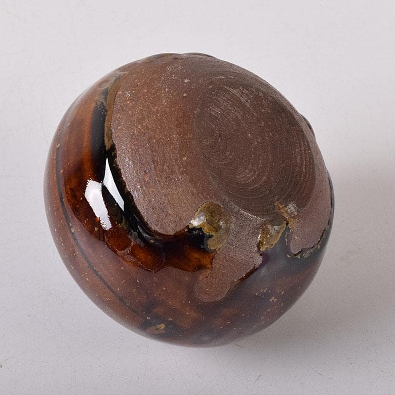 茶道具 石田陶春作 丹波茶入 西陣織宝間道仕覆付 共箱 V 7862 - メルカリ