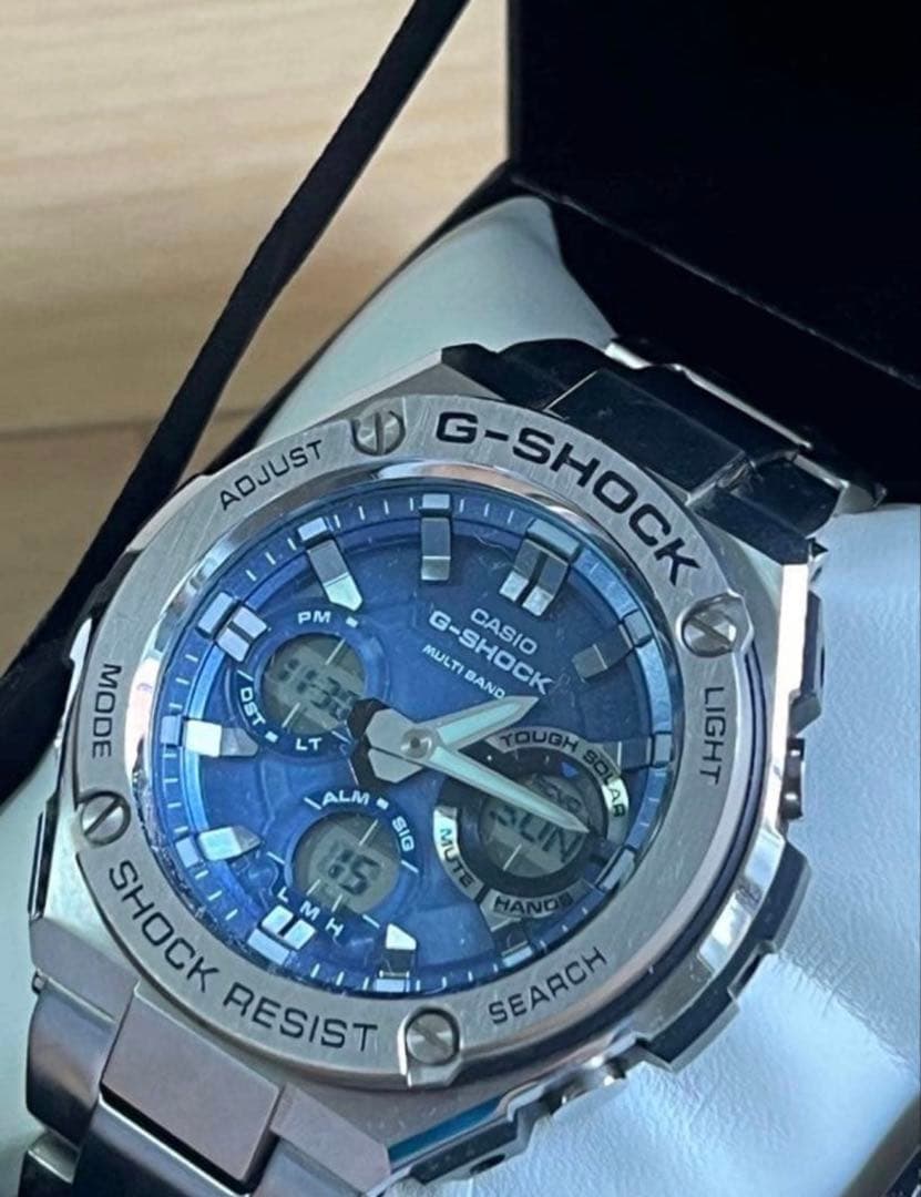美品2本セット G-SHOCK GST-W110D 電波ソーラー G-STEEL