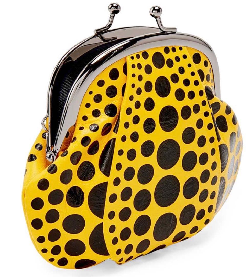 草間彌生：がま口 小 パンプキン イエロー　財布　長財布　kusama