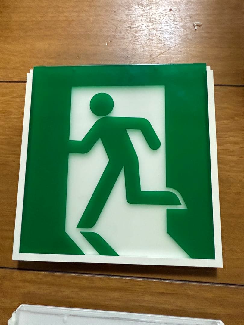 パナソニック コンパクトスクエア 非常口 避難口通路誘導灯 B級片面灯