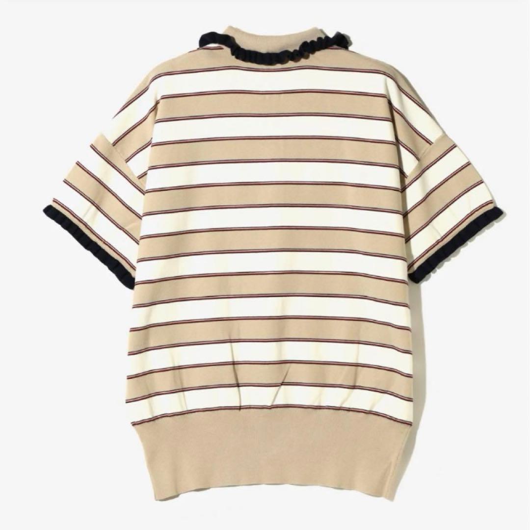 新品　rhodolirion Frill Polo Sweater ポロシャツ