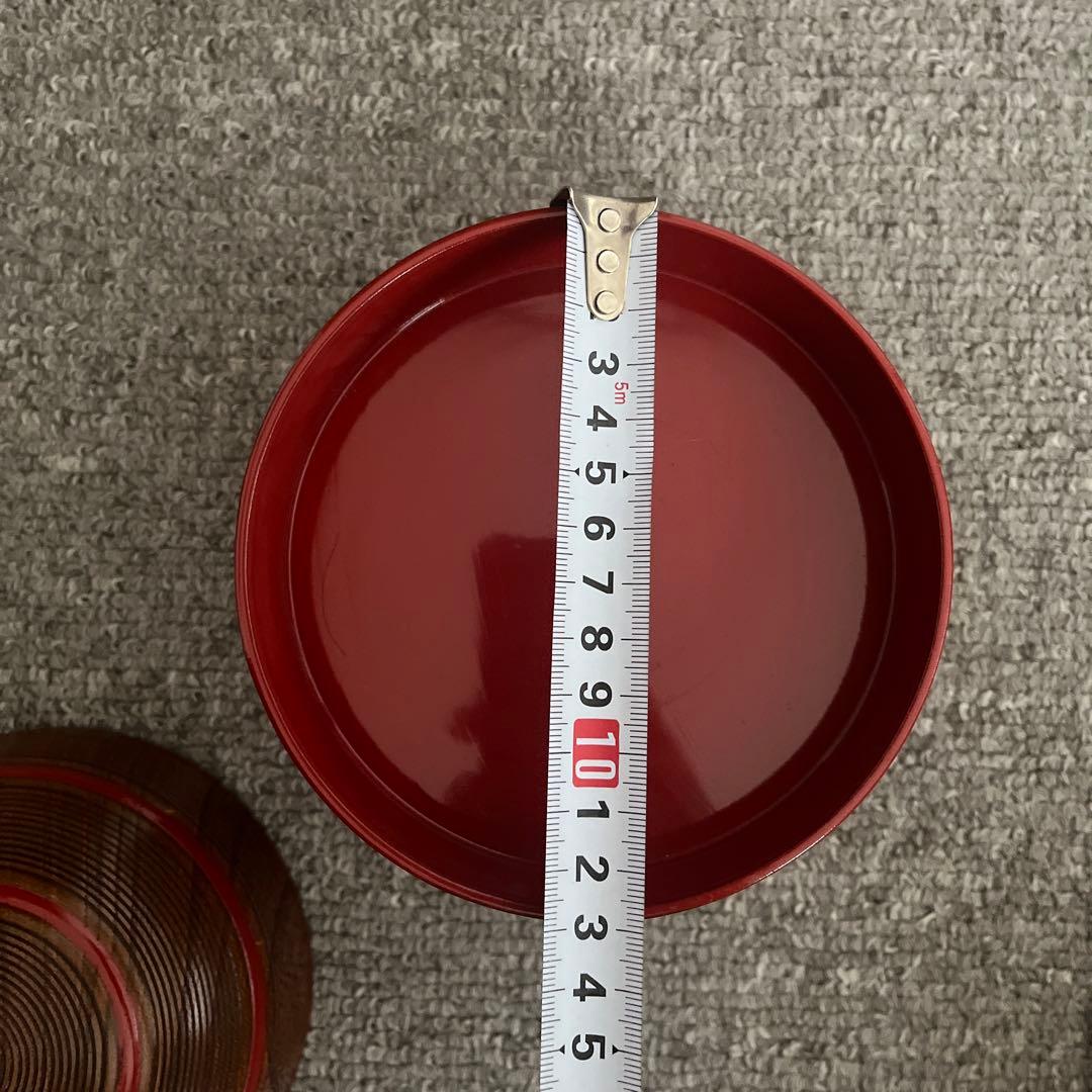 新品 漆器のアソベ懐石道具 極上千筋内朱3客揃 美しい信玄