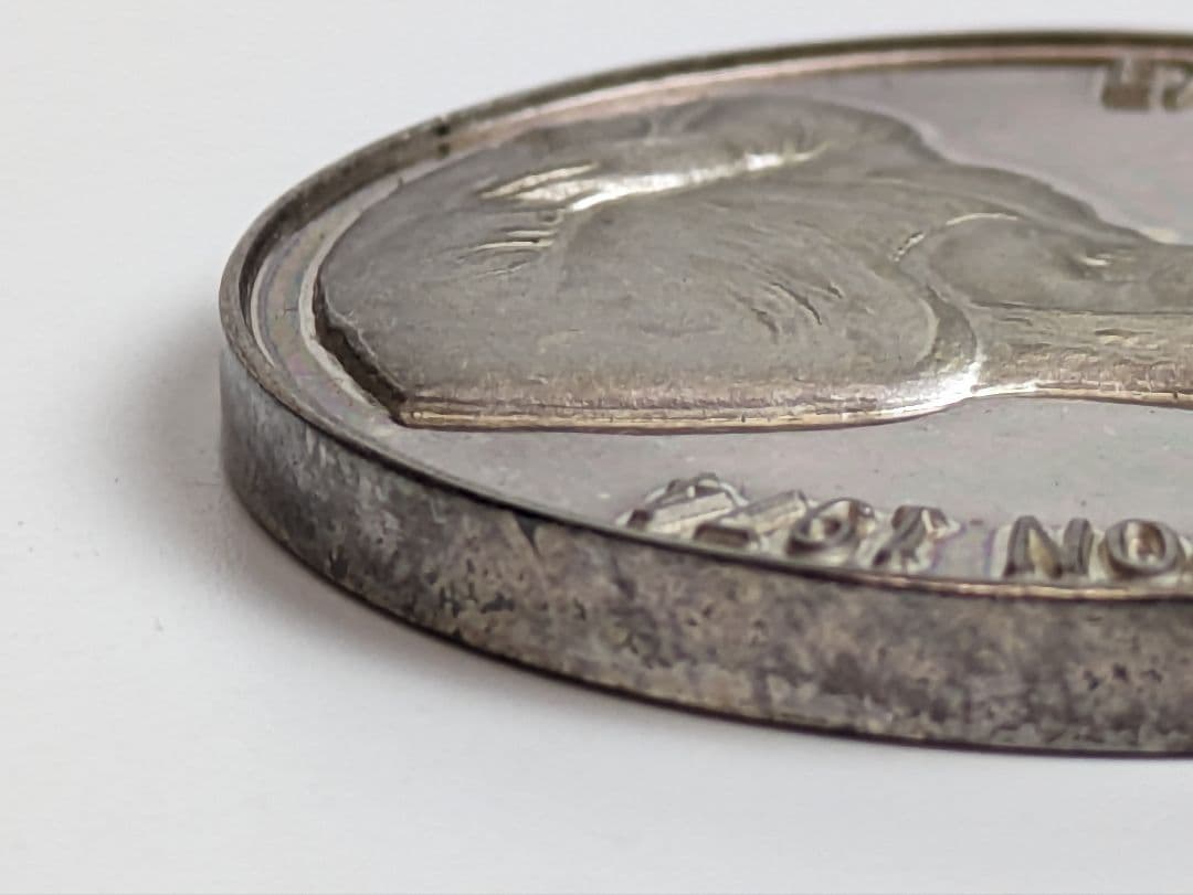 永遠の微笑 『モナリザ』日本初公開記念 メダル 純銀製 1974年 検定