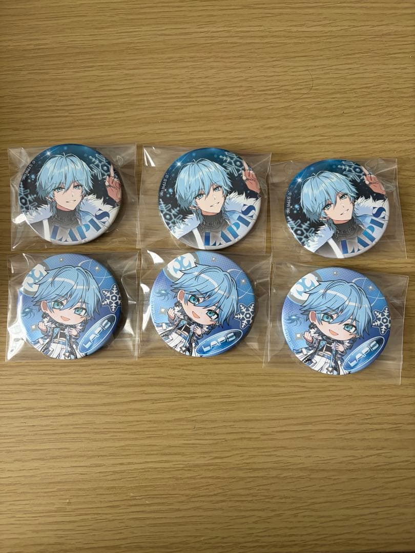 Lapisくん 1st Anniversary 等身缶バッジ めておら らぴすくん Lapis