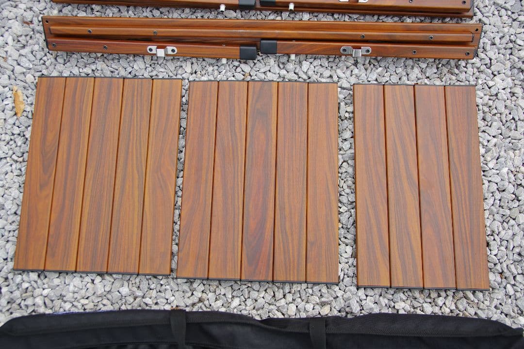 美品】アルミバーナーテーブル (ブルックリンワークス)