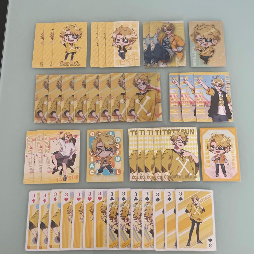 カラフルピーチ たっつん カード トランプ - メルカリ