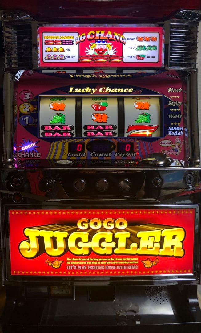 GOGOジャグラー5号機実機 コイン不要機 パチスロ実機】北電子