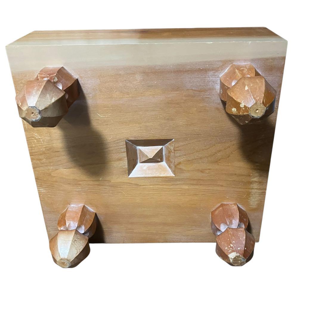 【寿】本榧製 卓上碁盤 No.50 足付き 高級品