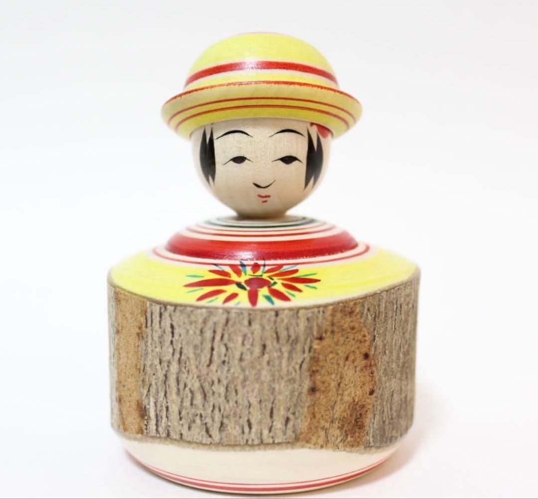 大沼秀顕 えじこ 帽子 鳴子 伝統こけし - メルカリ