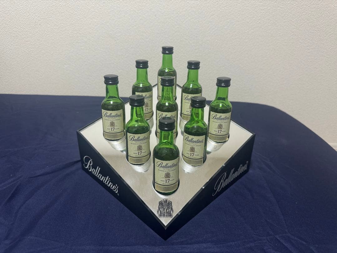 バランタイン17年 ミニチュアボトル ディスプレイ 非売品