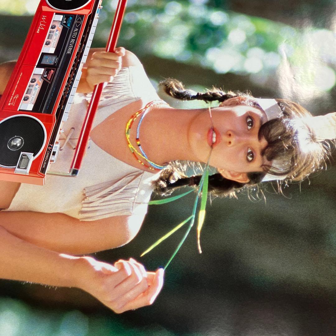 ジーナ・ナナ サンヨー おしゃれなテレコ ダブルU4 駅貼り B1 ポスター