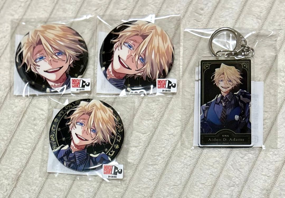 列強戦線 まるくじ 中吉 小吉 エイデン 缶バッジ アクリルキーホルダー 未開封】 まるくじ 列強戦線 小吉 缶バッジ 全12種 コンプ - メルカリ