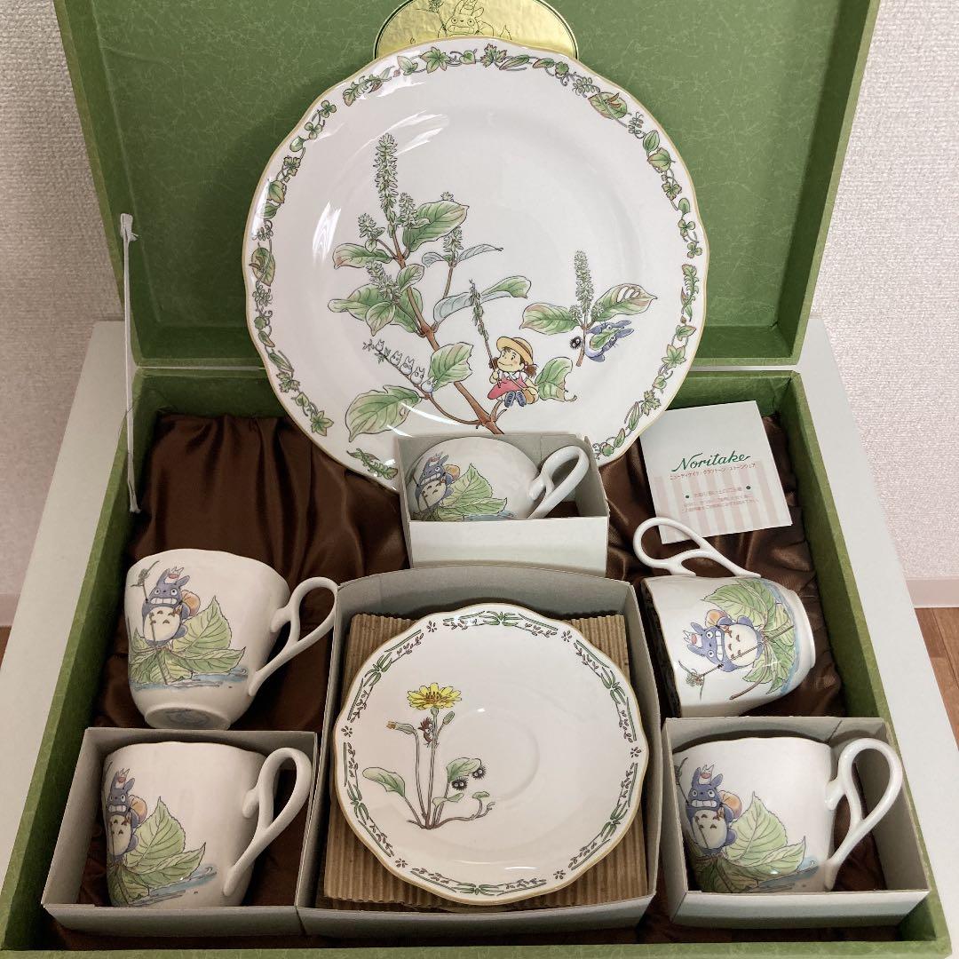 Noritakeとなりのトトロ カップ＆ソーサー＋大皿セット 箱付きNoritake