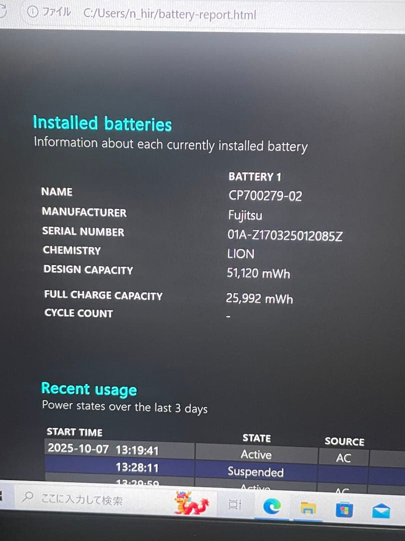 ノートPC LIFEBOOK SH75/B1(収納ケース・充電器付き) ノートPC