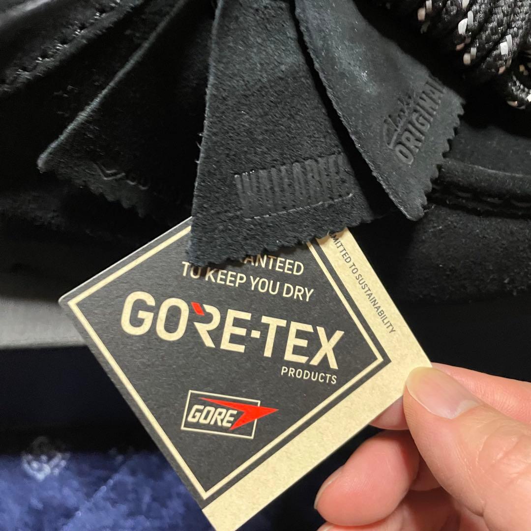 新品 Clarks Walabee GORE-TEX UK7.5G ブラック