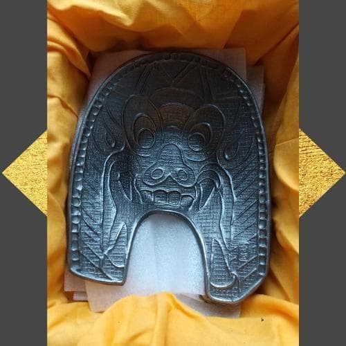 新品】24K The art of Chokin☆希少▷鬼瓦茶托 5客 年譜付