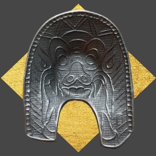 新品】24K The art of Chokin☆希少▷鬼瓦茶托 5客 年譜付