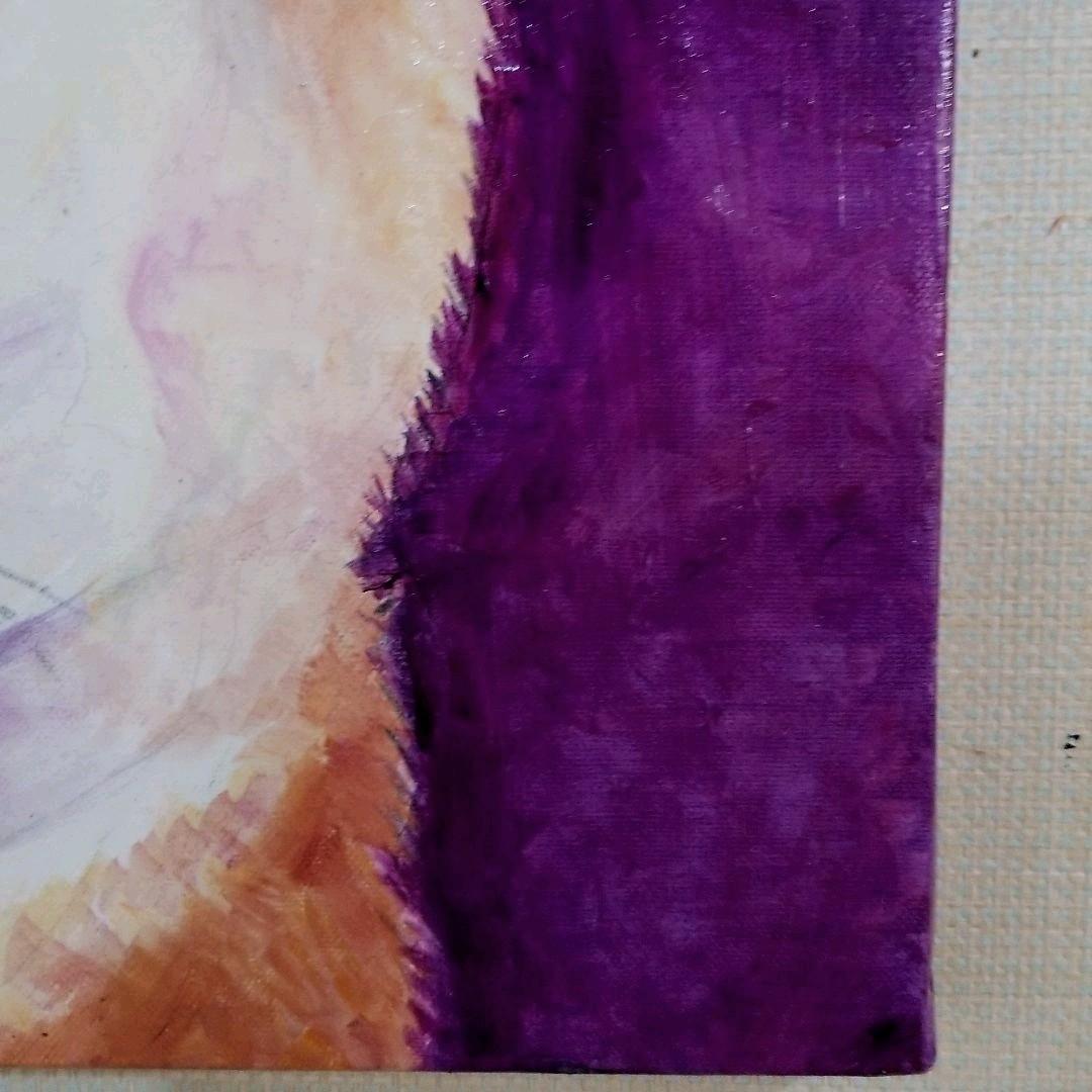 油絵 専用 穏やかなお利口さんの柴犬 見本