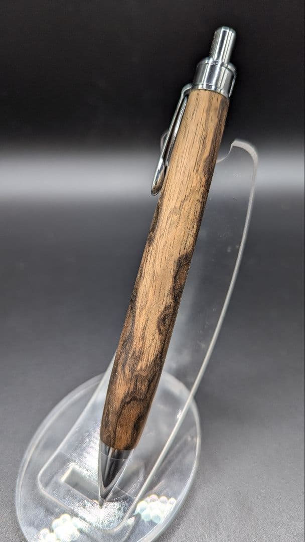 127 ペン工房翌檜 黒柿 孔雀杢 木軸シャーペン 木軸ボールペン - メルカリ