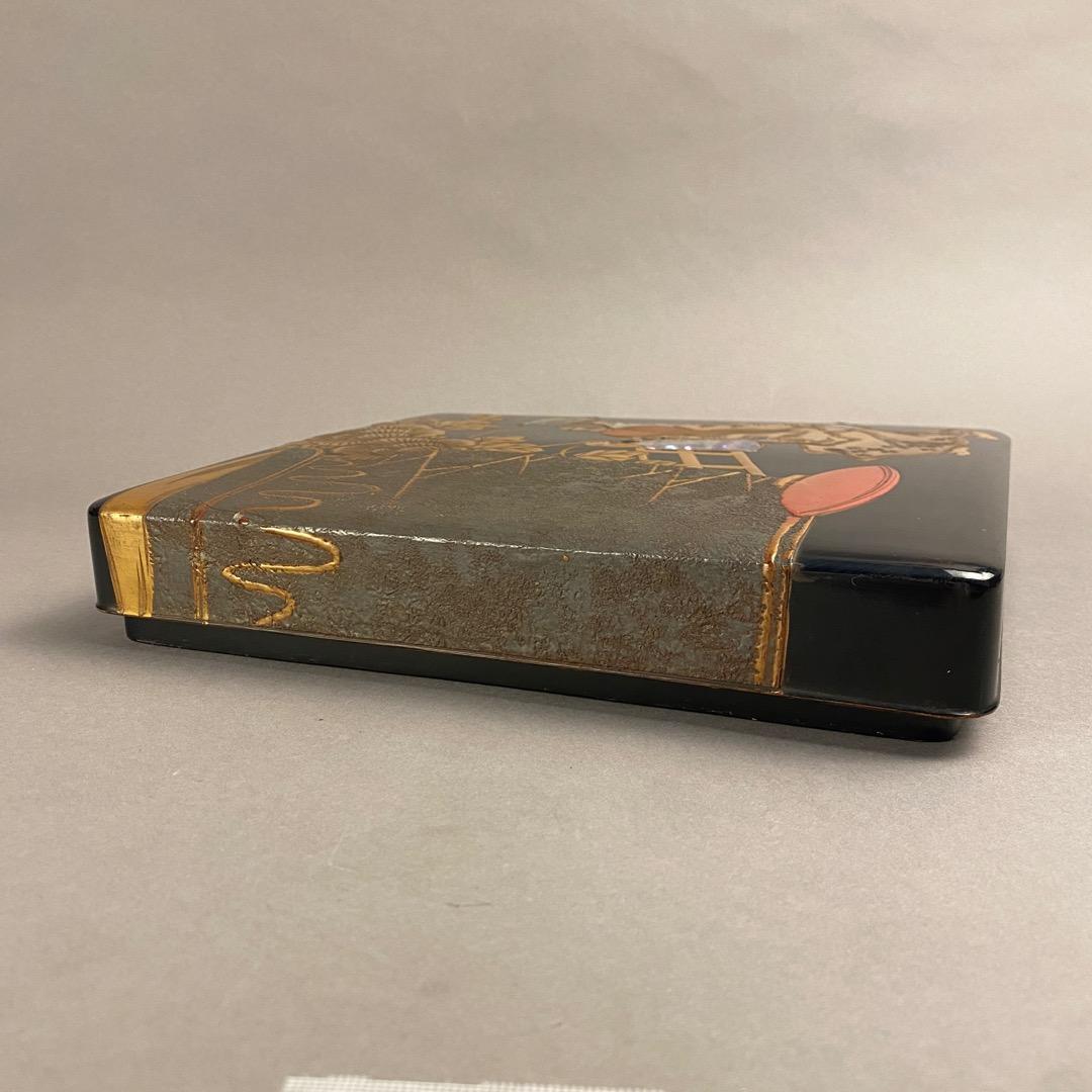 蒔絵青貝浄硯箱 端渓硯 Q-845