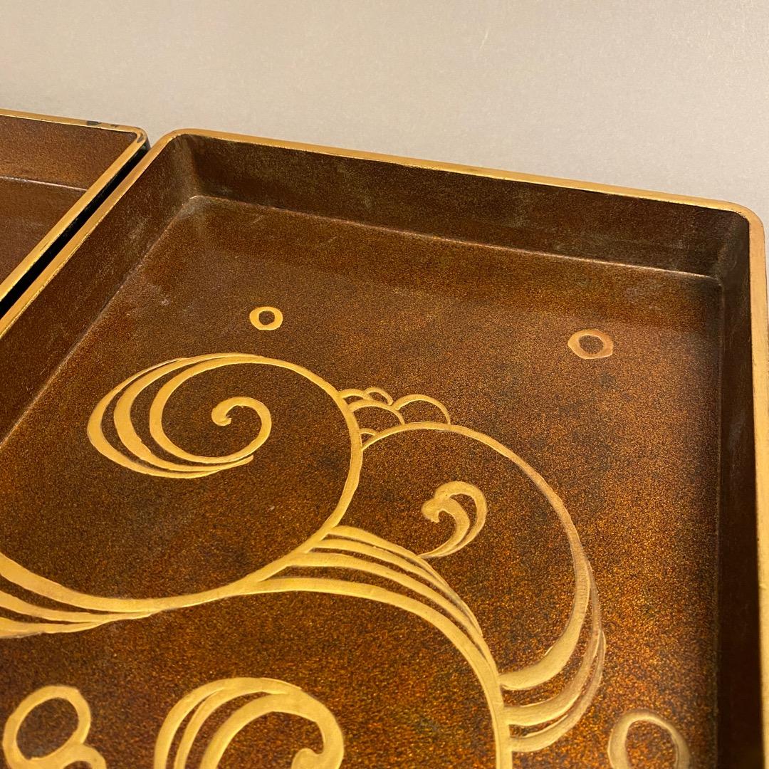 蒔絵青貝浄硯箱 端渓硯 Q-845