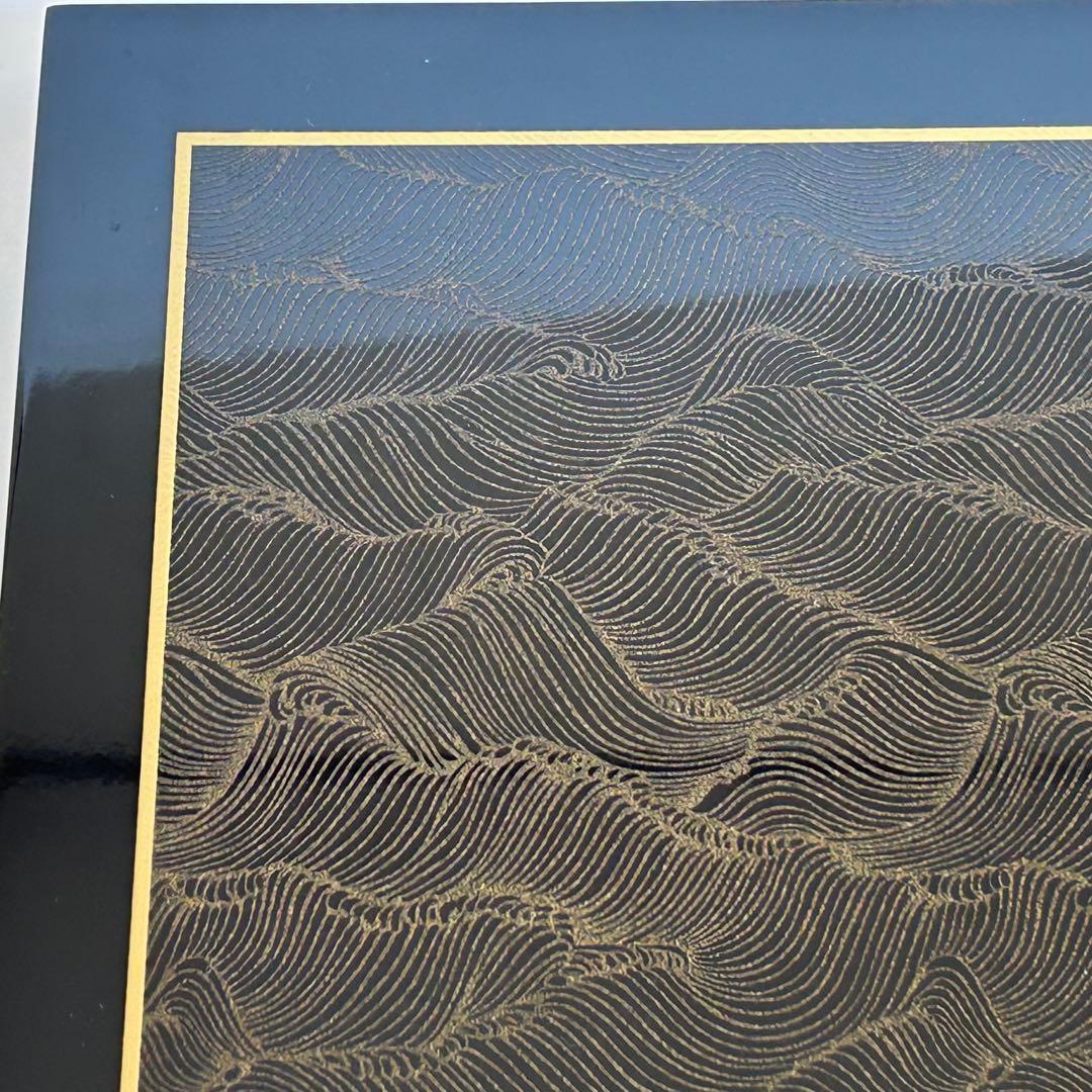 【美品】アートパネル　漆器　金蒔絵　掛け軸　小さな掛け軸　パネル　漆アート　松島