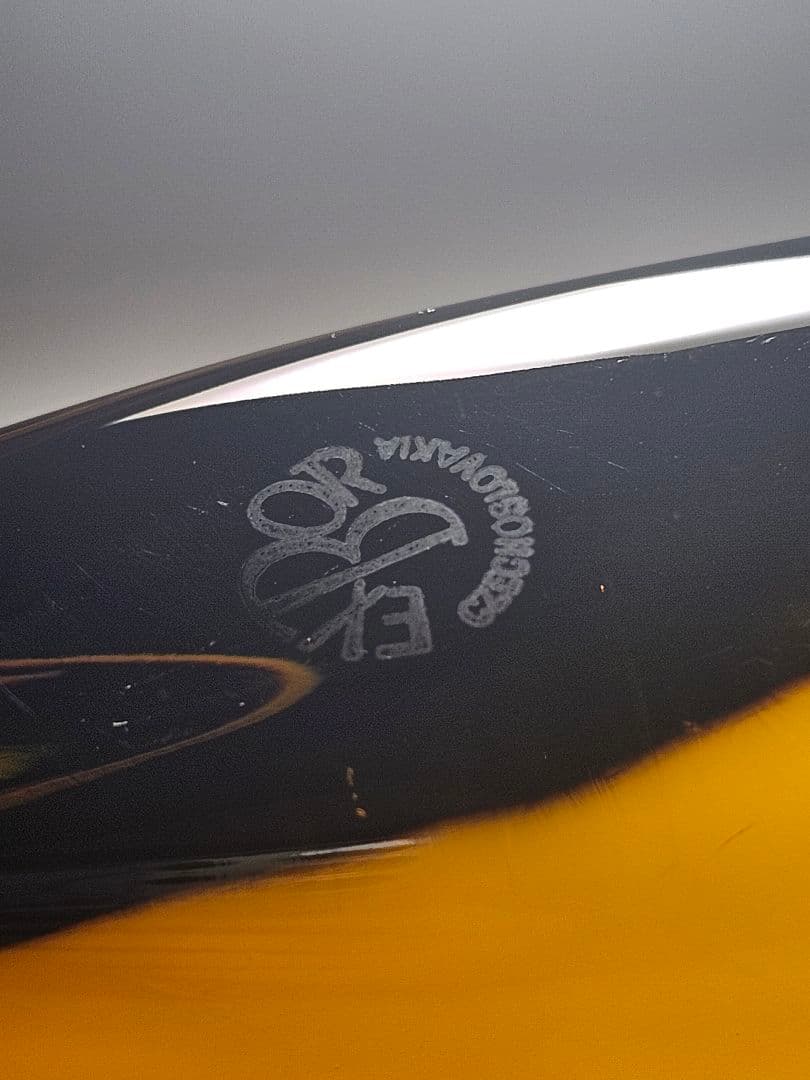 チェコスロバキア EXBOR 魚 インテリア☆置物 ガラス製 全長33cm