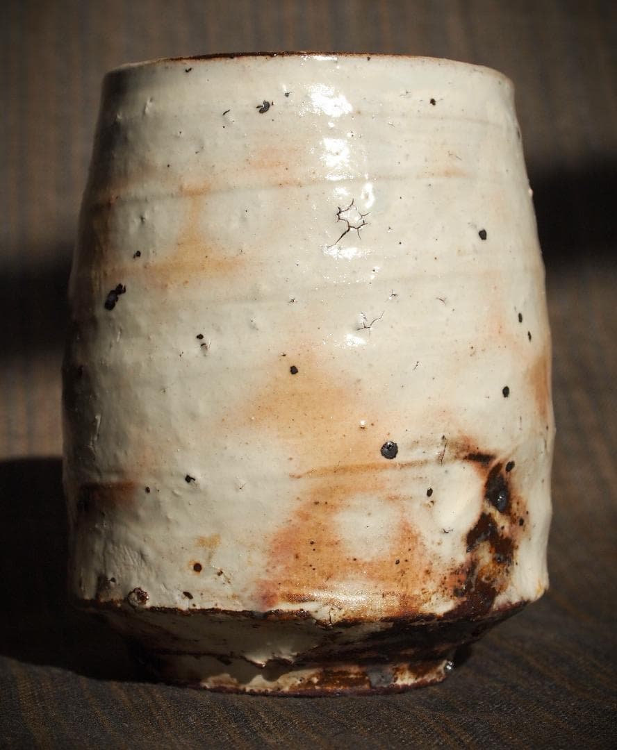 人気作家☆辻村塊【師＆父：辻村史朗】☆粉引湯のみA