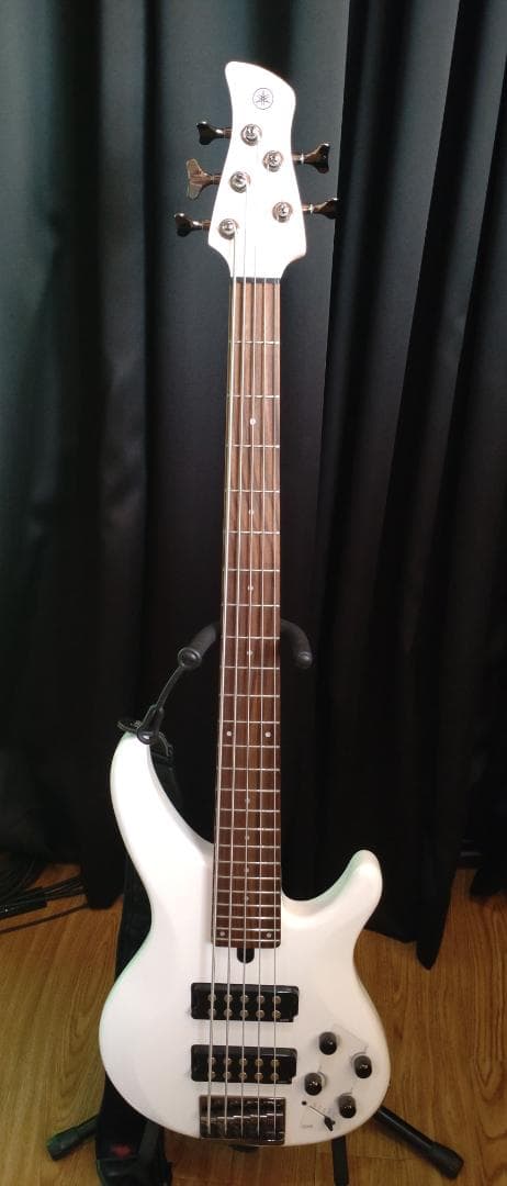 4001タイプ ブラックエレキベース シングルコイル搭載 ノーブランド