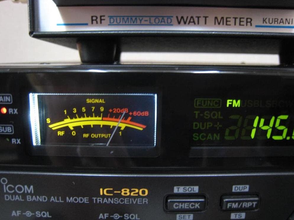 Icom IC-820 10W U/V オールモード機 トランシーバー 元箱付き