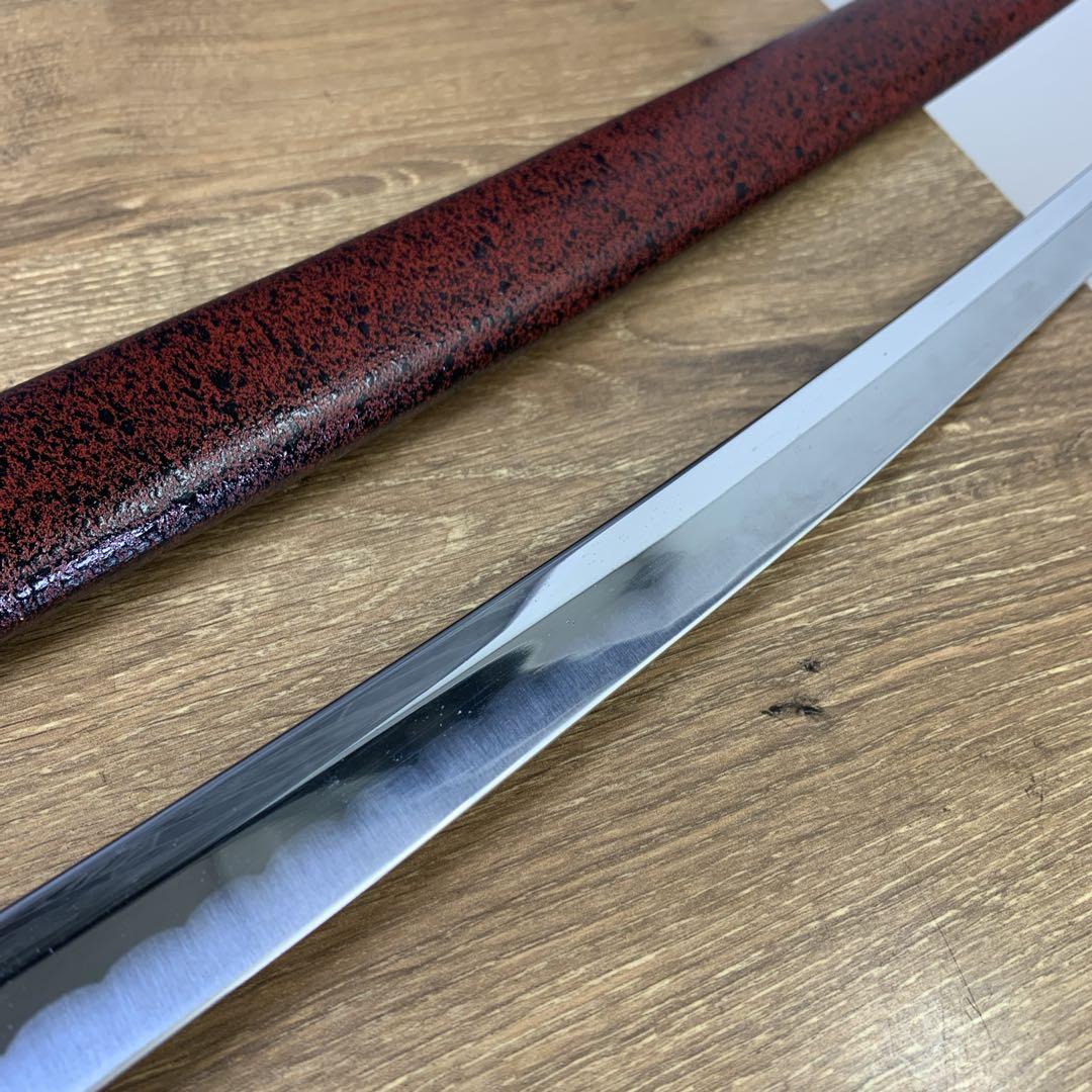 全長約105㎝　坂本龍馬愛刀　日本製　金属製　模造刀　日本刀　赤石目　大刀